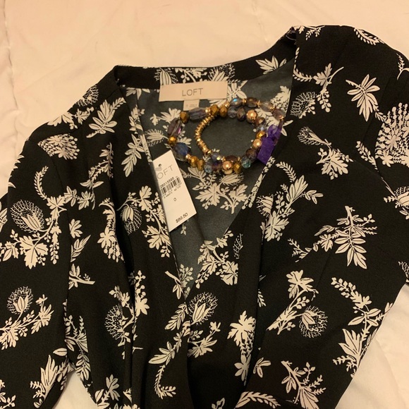 Print-cess Wrap Dress from Loft! - Picture 2 of 8